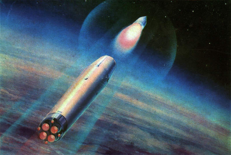 Illustration for article titled The First Spacewalker Created The Best SovietĀ CosmicĀ Landscapes